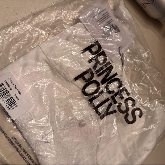 NWT Princess Polly Juliana Top White - Picture 7 of 8